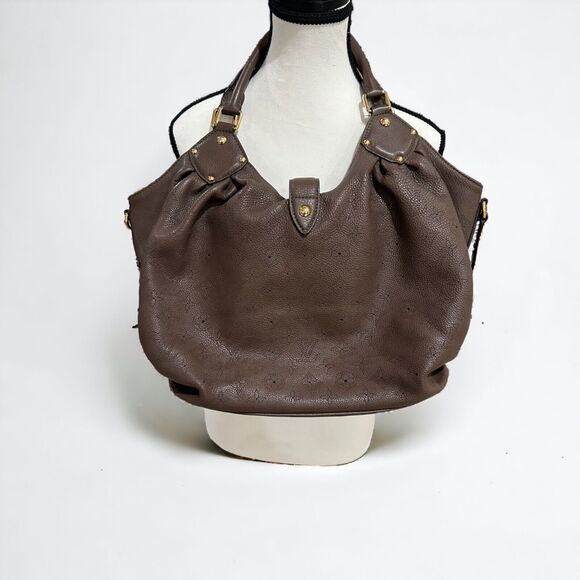 Louis Vuitton Authentic Brown Hobo Mahina Leather Handbag - Picture 11 of 16